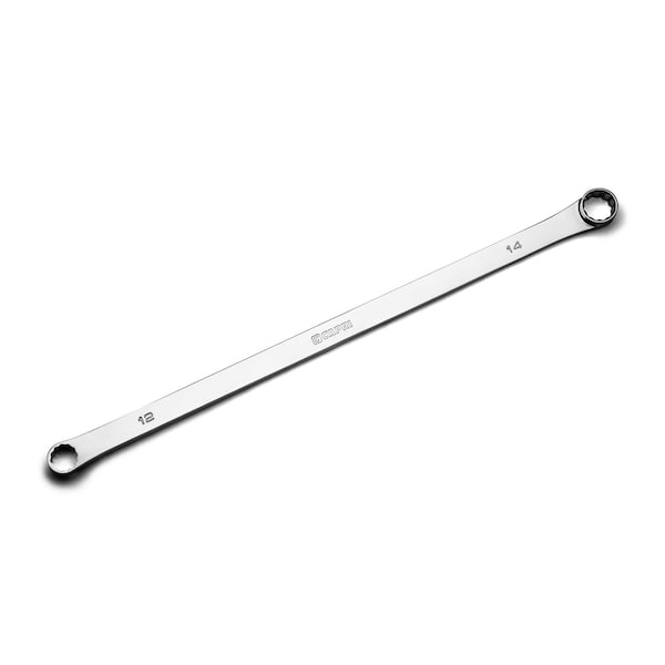 12 mm x 14 mm 0-Degree Offset Extra-Long Box End Wrench